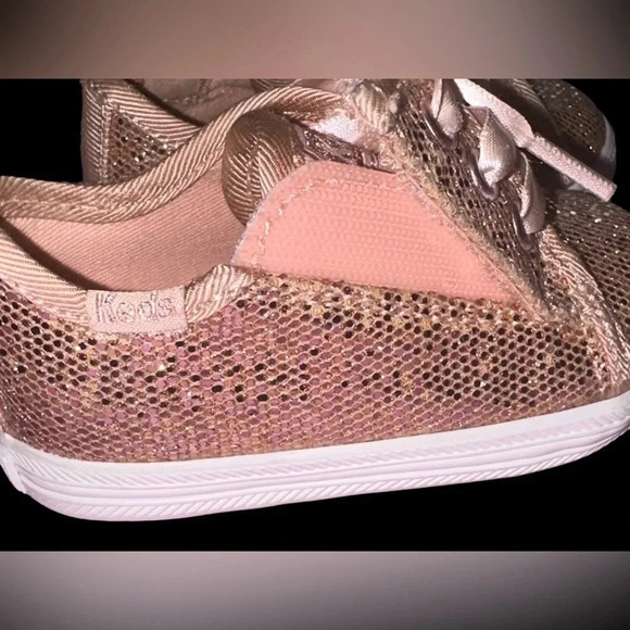 KEDS Kickstart Crib Celebrations Sneaker size 1, color Rose Gold - Picture 4 of 7